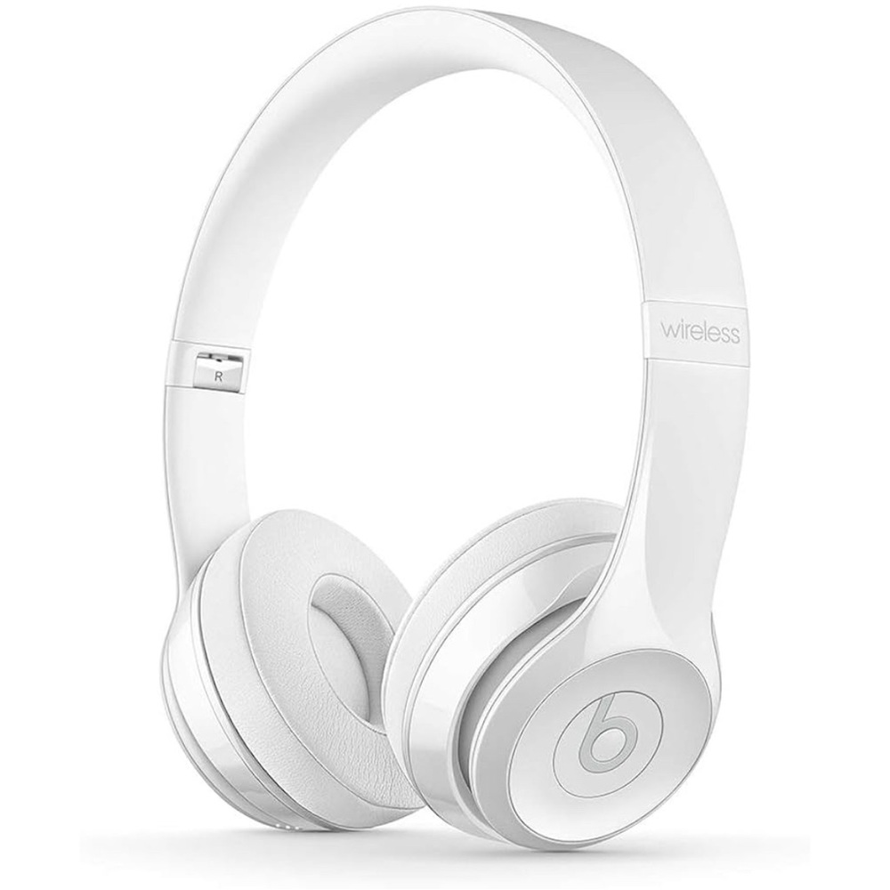 Beats Solo 3 White Headphones with cables and case